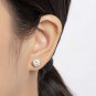 5MM Round Cut Created Diamond Stud Earrings