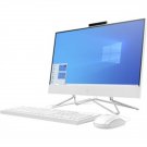 HP All-in-One 512 GB Iris Xe Computer w/Wired Keyboard & Mouse (White)   - 127-0582