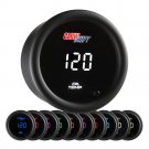 GlowShift 10 Color Digital Oil Temperature Gauge