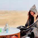 Stylish Berber treasure cape 6.9 FT x 4.9 FT