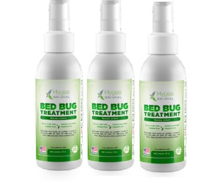 Bed Bug Travel Spray 3 Oz 3 Pack By Hygea Natural - Use For Bed Bugs ...