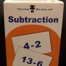 NEW Young Scholar Two-Sided Subtraction Math Flash Cards