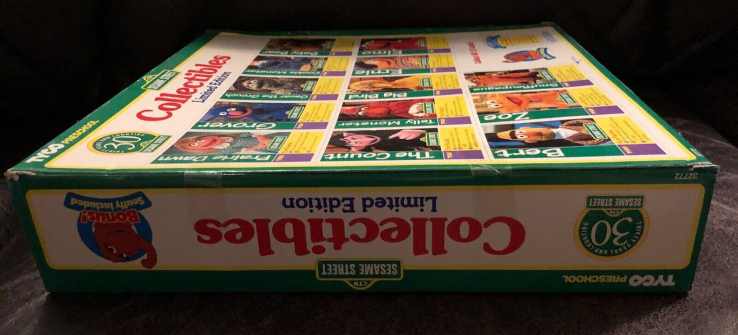 NEW 1997 Tyco Limited Edition 30th Anniversary Sesame Street Collectibles