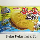 Puku Puku Tai, 20 x Taiyaki chocolate Fish shaped wafer Snack Japanese Puku Puku Tai, 20 x Taiyaki chocolate Fish shaped wafer Snack Japanese