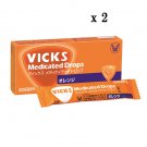 Vicks Medicated Drops Candy Orange for throat  from Japan