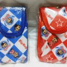 BIG BOY RESTAURANT mobile pouch accessory case with pochette strap red & blue