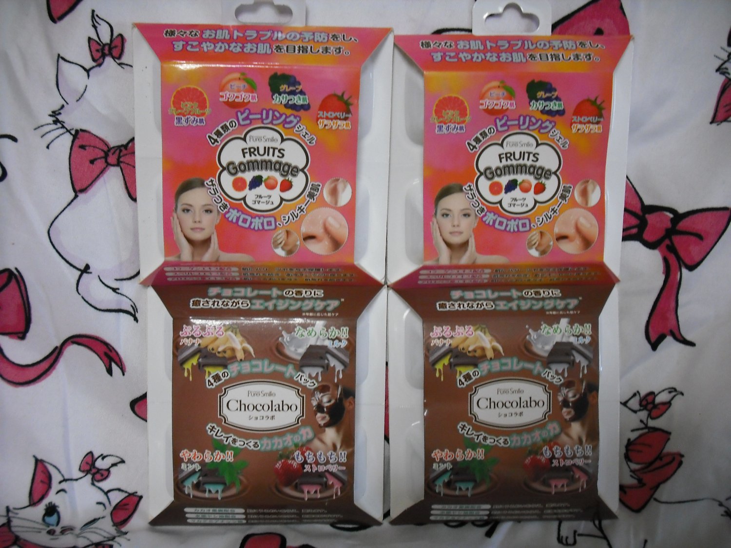 Pure Smile Fruit Gommage Set (Peeling Gel) Set Fruit Gommage & chocolate mix