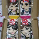 BTS Kpop Star Character Low Ankle Socks for Girls woman x 4