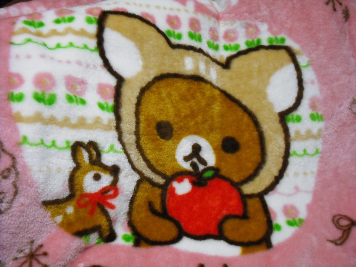 Rilakkuma knee blanket san-x Rare blanket 2014