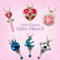 Sailor Moon 2 "Little Charm" Keychain Accessory 6 Type Complete Set from Japan