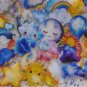 Watercolor Weather Stickers wind cloud moon sun decals