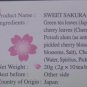 Sweet Sakura Cherry Blossom Green Tea with Chocolates Japanese Tea Gifting Set