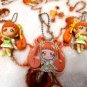 Precure Anime Keychain Set, Mascot Strap Charms, Pre-owned Japan