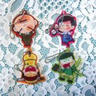 Osomatsu-san Keychain Craft Charms Mascot Anime Character Decor Gifts Osomatsu-san Keychain Craft Charms Mascot Anime Character Decor Gifts