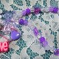 Beaded Mobile Charm Ribbon Heart Love Strap Keychain Charms Beads Kawaii