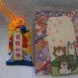 Japanese Omamori Good Luck Prayer Charm Amulet Pouch with Bell japanese