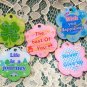 Inspirational Quotes Charms Decorative Acrylic Pendant (DIY Keychain Supply) Craft charms