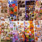 Retro Japanese Food Stickers Craft Supply Sticker junk journaling Craft Decor Card making