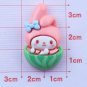 Resin Sanrio Character Charms Crafts flat backs Scrapbook Figurines DIY Decor Crafts