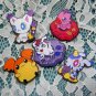Digimon Charm set Anime themed Acrylic Brooches Craft Charms pins Diy Projects