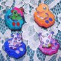 Digimon Charm Anime patterned Acrylic Brooches Craft Charms pins Diy Projects