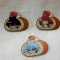 Blue Lock Charms strawberries cream puffs Acrylic Craft Charms Keychain Diy supply Cake toppers