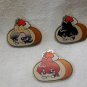 Blue Lock Charms strawberries cream puffs Acrylic Craft Charms Keychain Diy supply Cake toppers