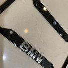 BMW Carbon Fiber Style License Frame with caps