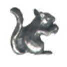 Squirrel  Pewter Mini Figurines Lot of 5
