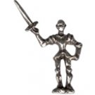 Knight Pewter Mini Figurines Lot of 5
