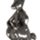 Kangaroo  Pewter Mini Figurines Lot of 5