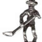 Miner W Shovel  Pewter Mini Figurines Lot of 5