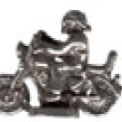 Biker   Pewter Mini Figurines Lot of 5
