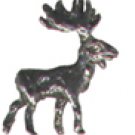 Moose  Pewter Mini Figurines Lot of 5