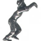 Miner Leaping  Pewter Mini Figurines Lot of 5
