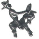 Miner on Donkey  Pewter Mini Figurines Lot of 5