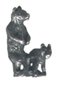 Bear and Cub   Pewter Mini Figurines Lot of 5