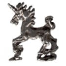 Unicorn  Pewter Mini Figurines Lot of 5