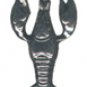 Lot of 12 Pewter Lobster Charms Free Shipping
