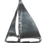 Sailboat Figurine  Lead Free Pewter
