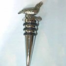 Quail Pewter Bottle Stopper