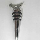 Chicken Pewter Bottle Stopper