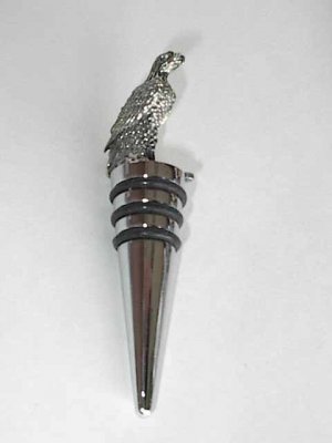 Tall Eagle Pewter Bottle Stopper