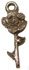 Rose Pewter Charm One Each