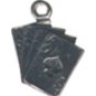 Cards Pewter Charm One Each