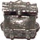 Treasure Chest  Pewter Mini Figurines Lot of 5