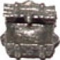 Treasure Chest  Pewter Mini Figurines Lot of 5