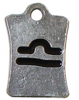 Libra Pewter Charm One Each