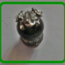 Frog Mini Pewter Figurines on  Marble