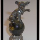 Dog Mini Pewter Figurines on  Marble